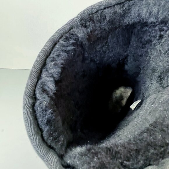 UGG Australia Womens Classic Tall Boots US 8 Style # 5815 Black Sheepskin + Box - Picture 12 of 16